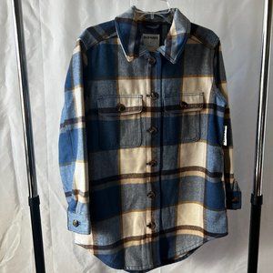 BLUE PLAID SHACKET